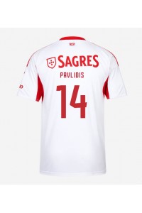 Fotbalové Dres Benfica Vangelis Pavlidis #14 Třetí Oblečení 2025-26 Krátký Rukáv